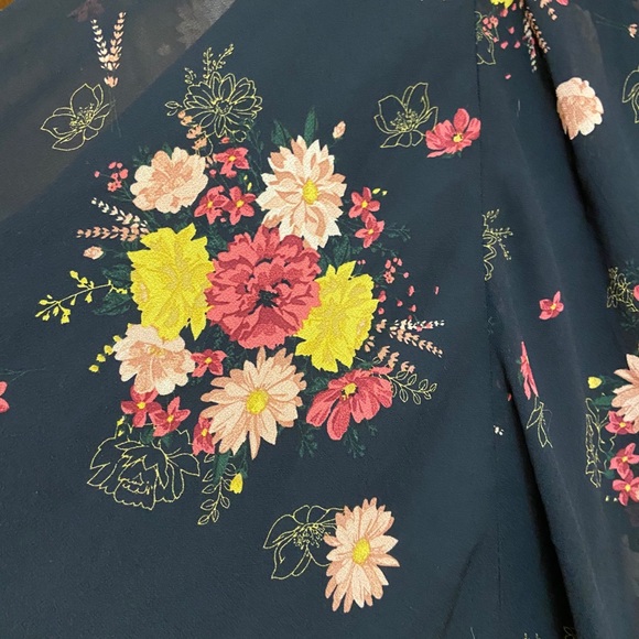 MIDI floral skirt - Picture 3 of 3